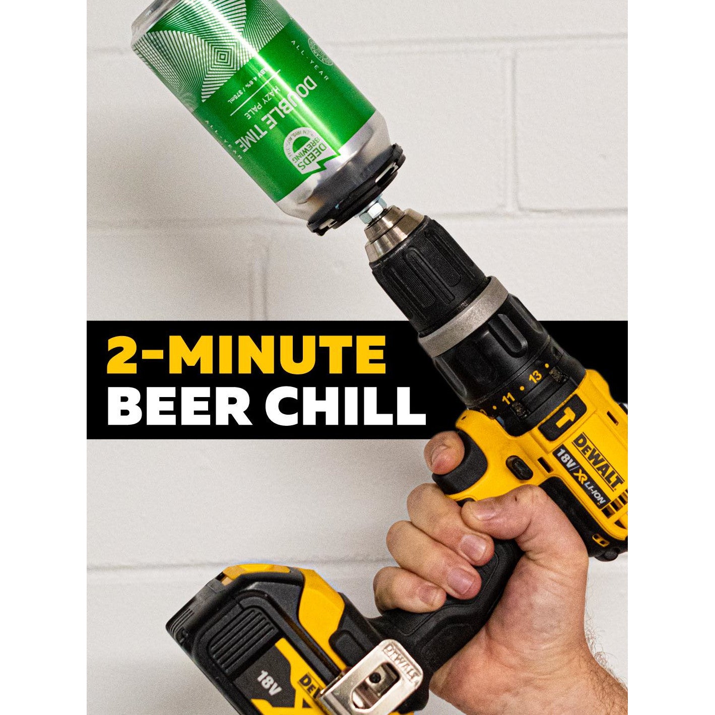 Drill Chill Beer Can Chiller