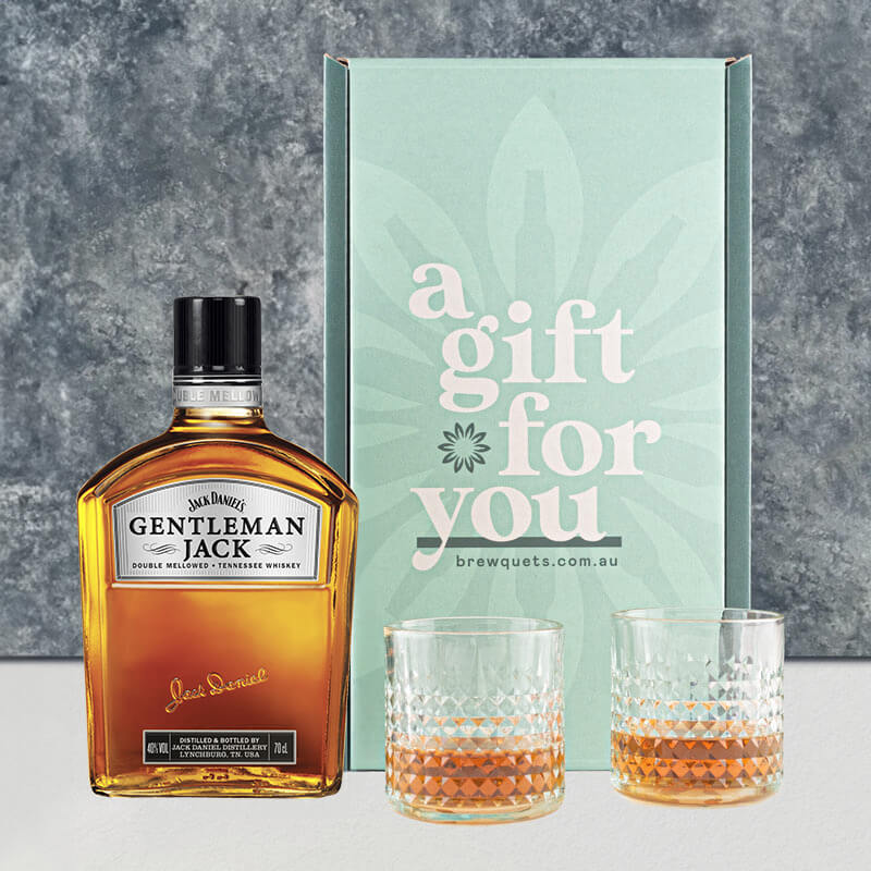 Gentleman Jack Whiskey and Glass Gift Set