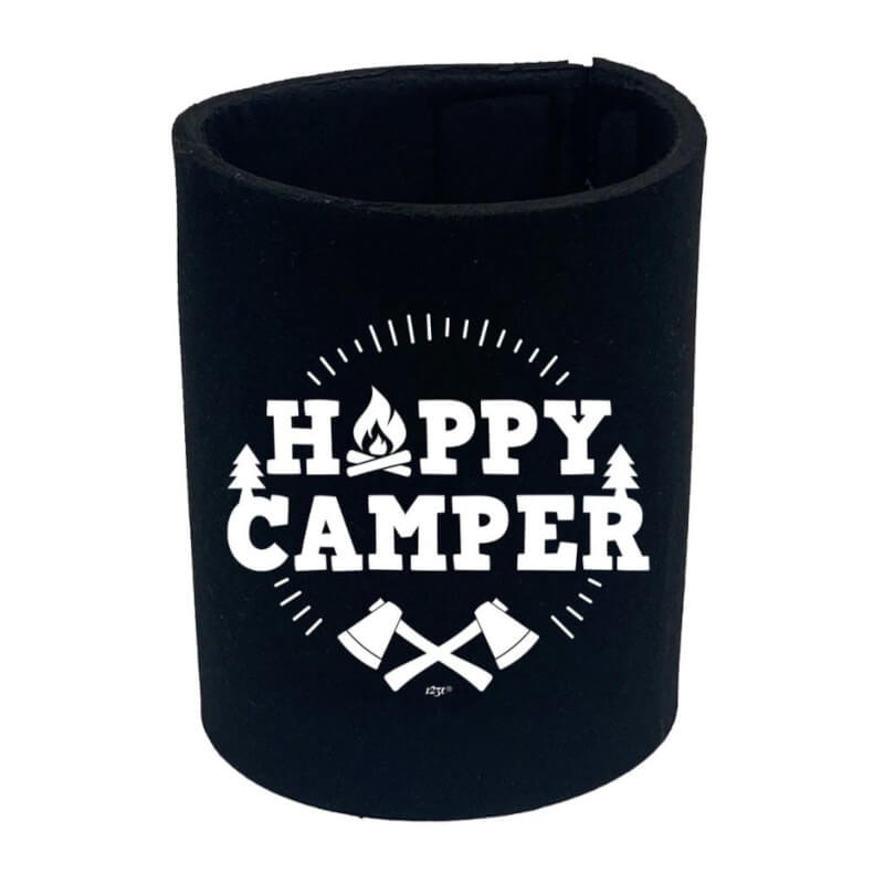 Happy Camper Stubby Holder Australia