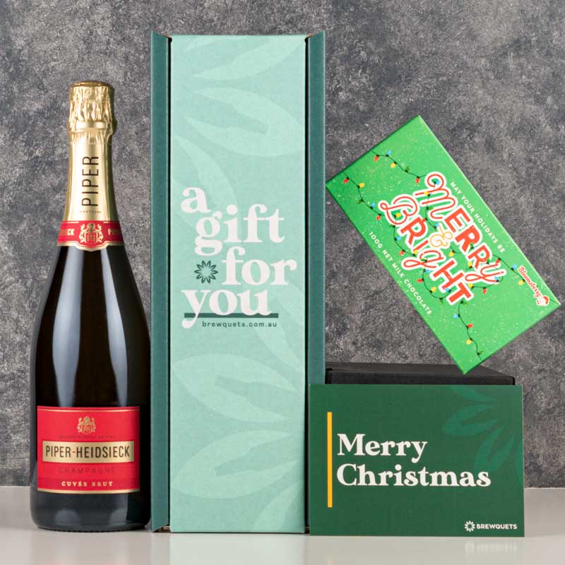 Christmas Champagne and Chocolate Gift Hamper