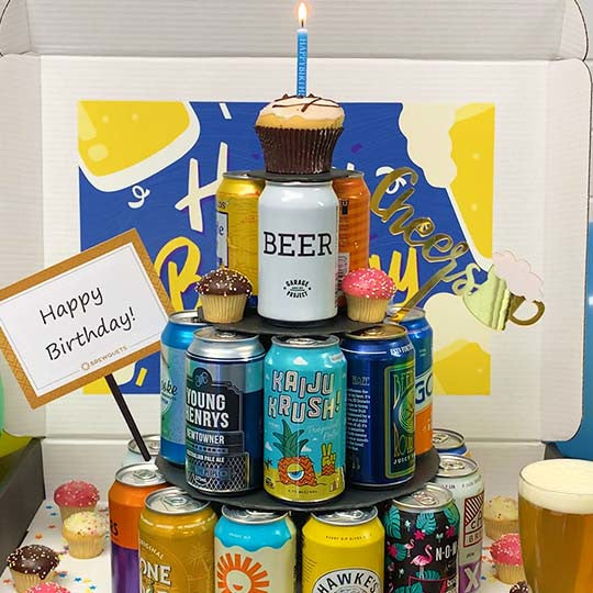 Beer Can Cake Tower