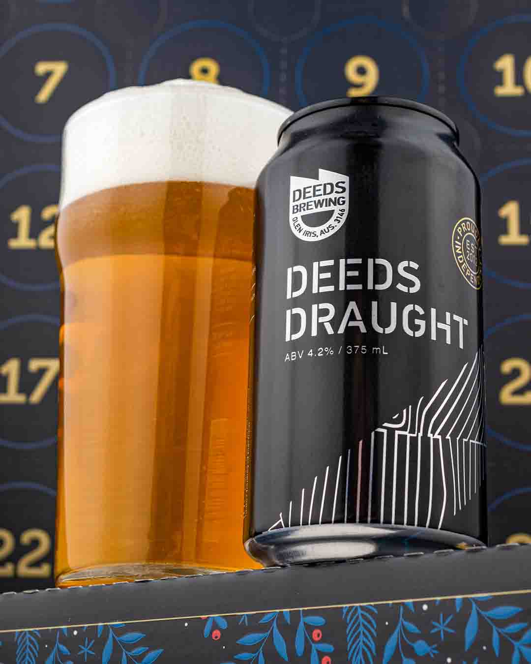 Beer Advent Calendar Day 13 Deeds Draught American Lager