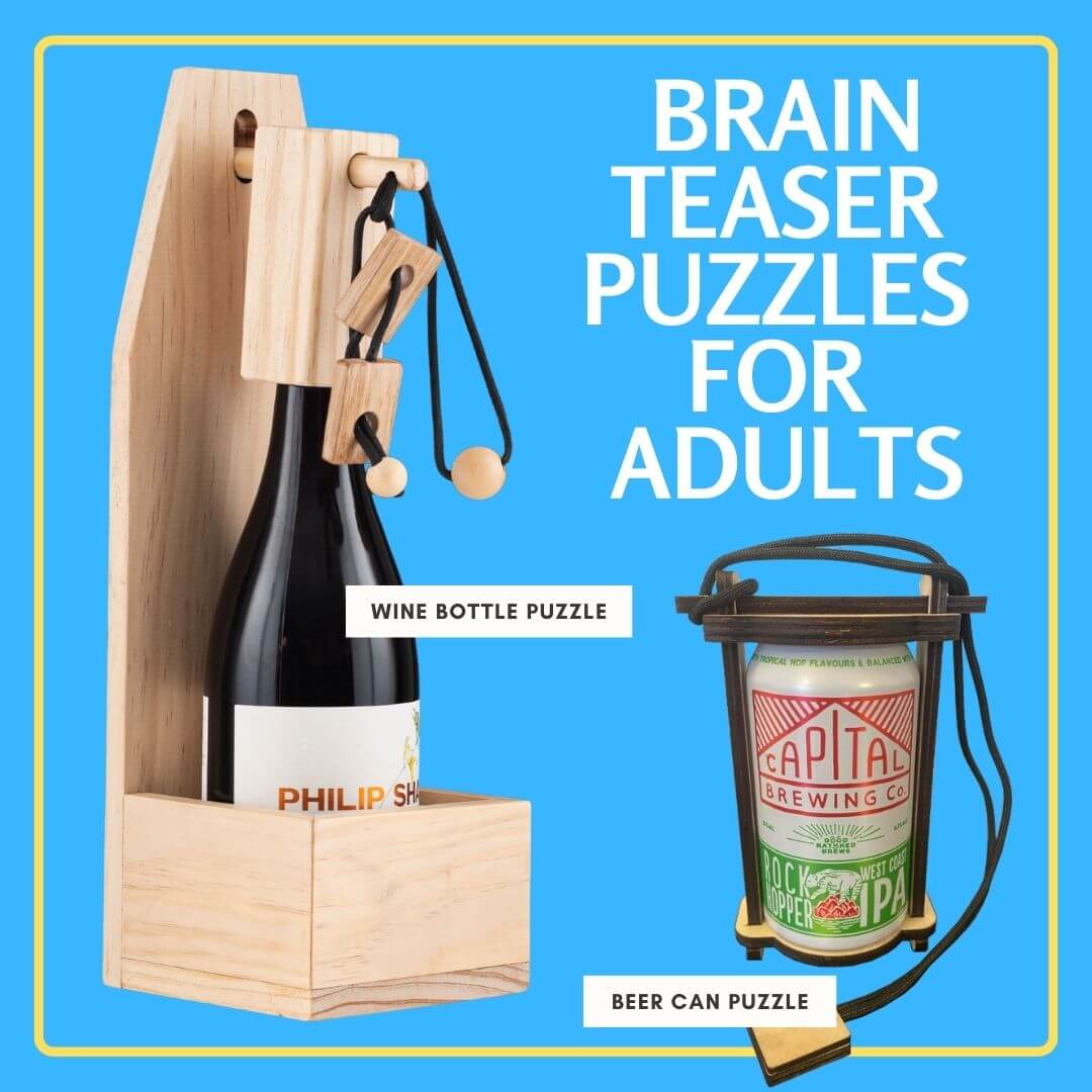 Wooden Brain Teaser Puzzles For Adults