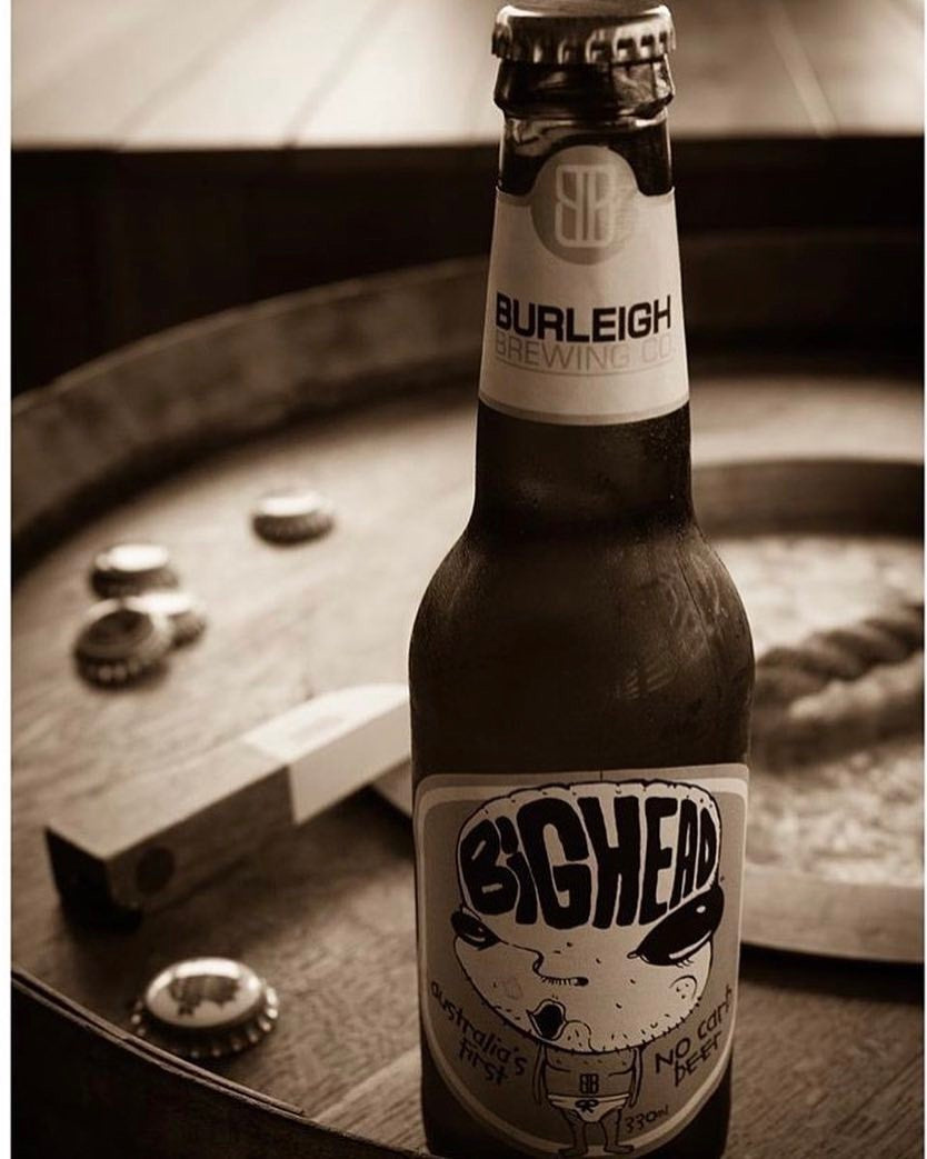 Burleigh brewing Big head featured in this months Brewquet.