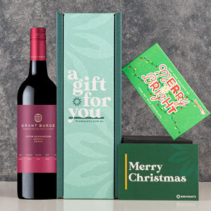 Christmas Shiraz Wine and Chocolate Gift Hamper