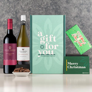 Christmas Duo Red & White Wine Gift Hamper
