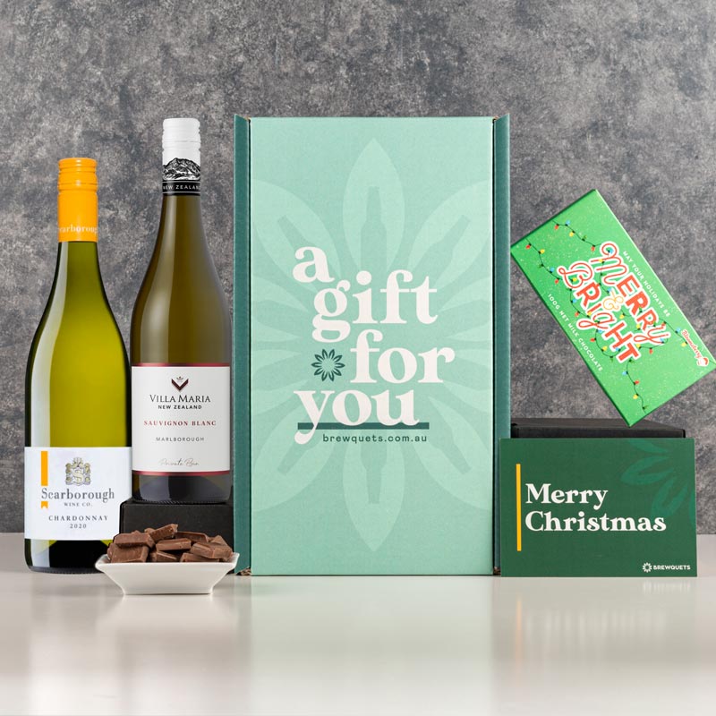 Christmas Duo White Wine Gift Hamper