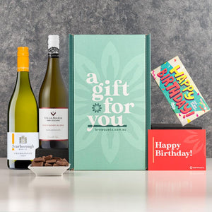 Birthday Duo White Wine Gift Hamper