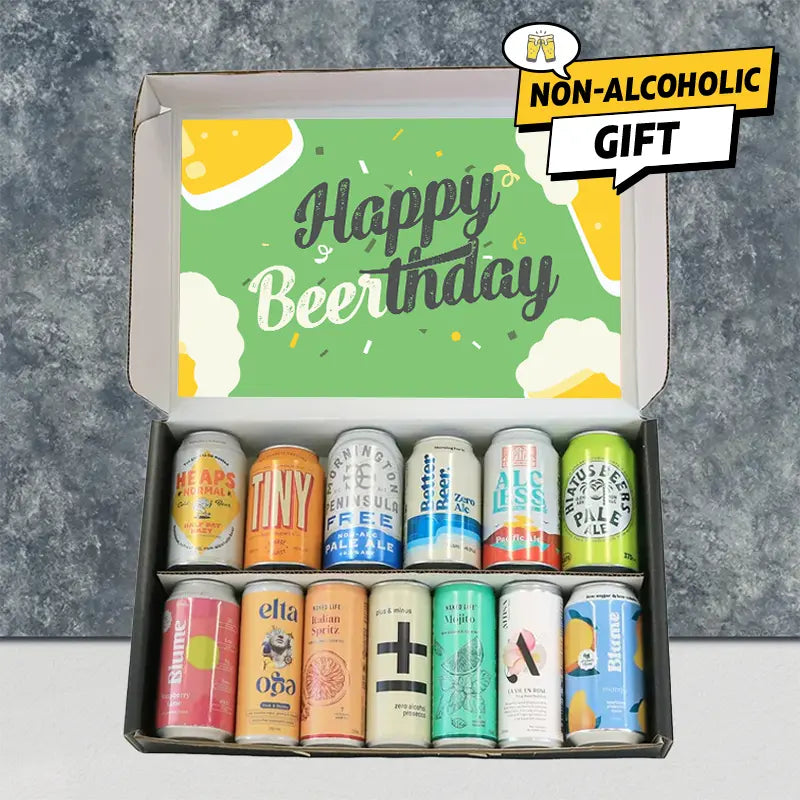 Birthday 13 Non-Alcoholic Beers & Cocktails Gift Box