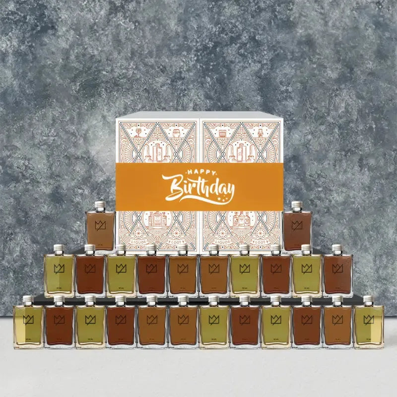 Birthday 24 Global Whisky Gift Pack, Liquor Loot