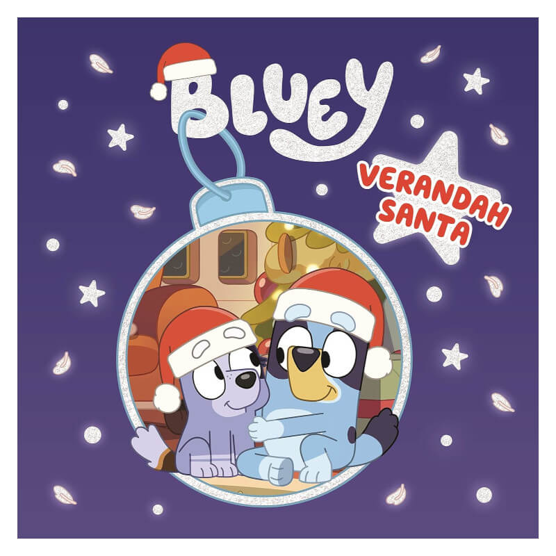 Bluey Verandah Santa Christmas Book