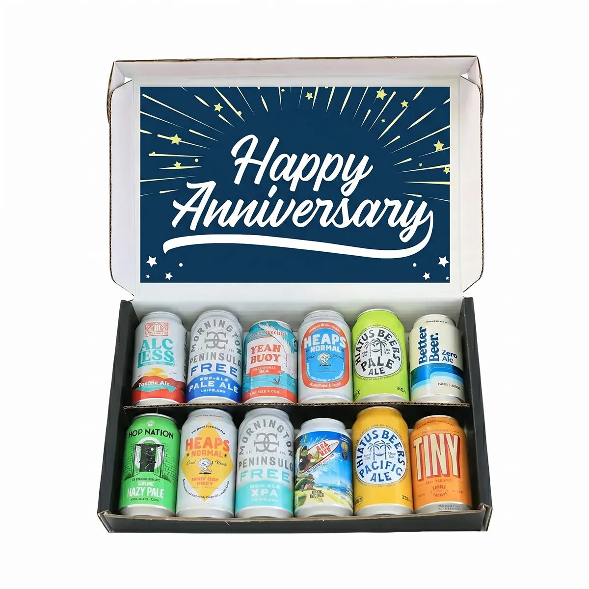 Buy Anniversary 12 Non-Alcoholic Beer Gift Box - Sans Drinks