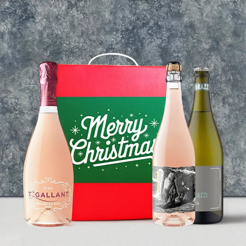 Christmas 3 Sparkling Wine Gift Pack