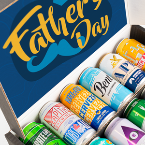 Fathers Day Beer Gift Hamper Open