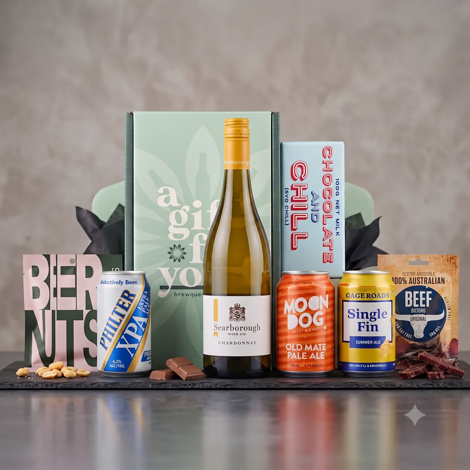 White Wine & Beer Hamper