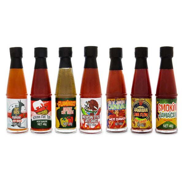 Global Hot Sauces 7 Flavours Gift Set Australia Brewquets