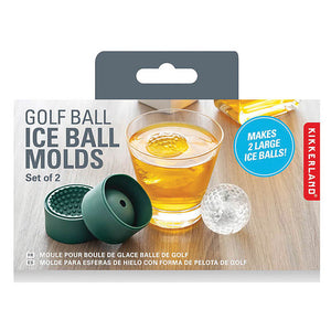 Golf Ball Ice Mould Set of 2