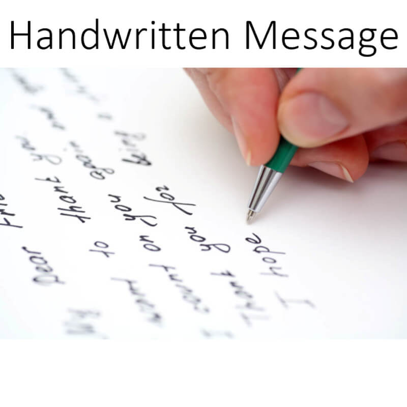 Brewquets Handwritten Gift Message