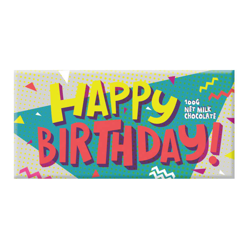 Birthday Chocolate Bar