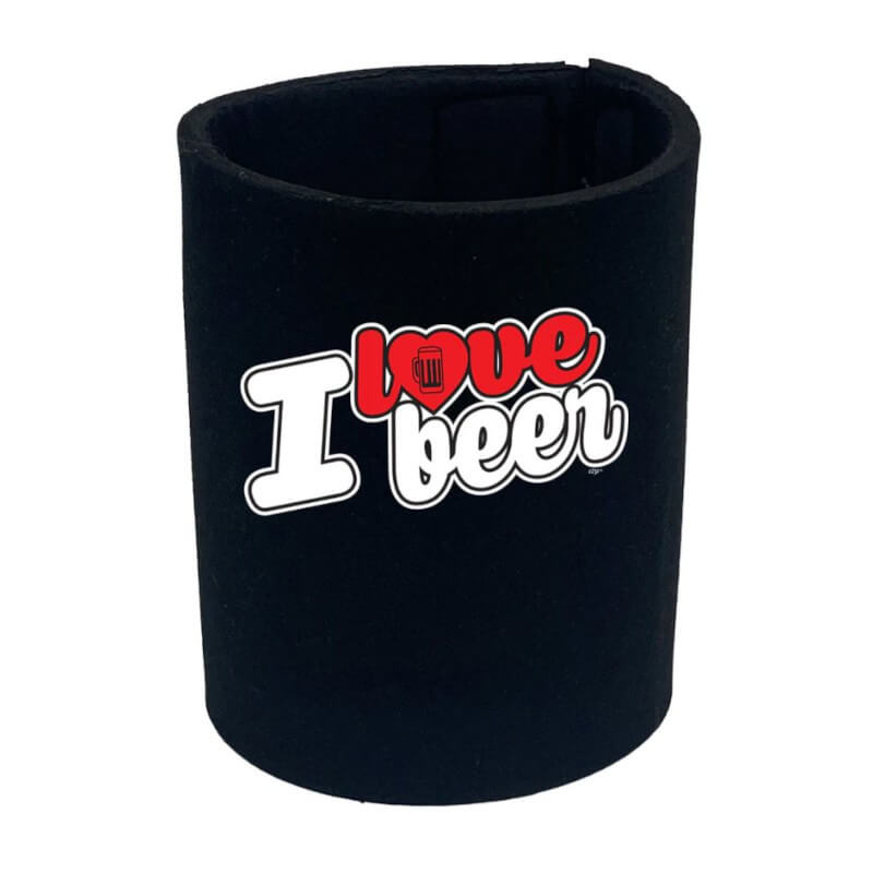 I Love Beer Stubby Holder Australia