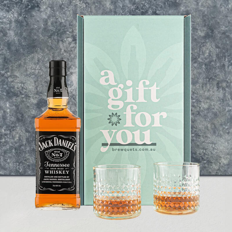 Jack Daniels Whiskey and Glass Gift Set