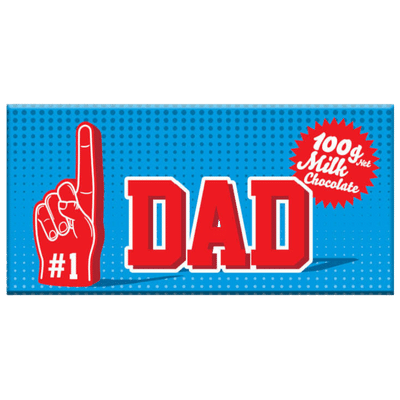 Number 1 Dad Chocolate