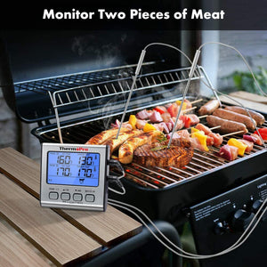 ThermoPro Digital BBQ Meat Thermometer On BBQ