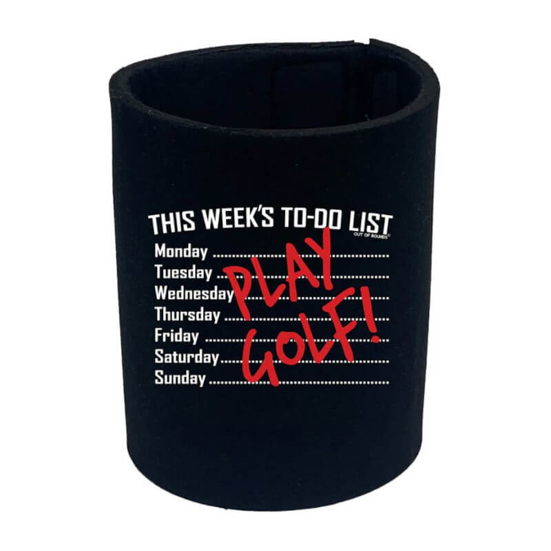 Play Golf To Do List Stubby Holder Australia