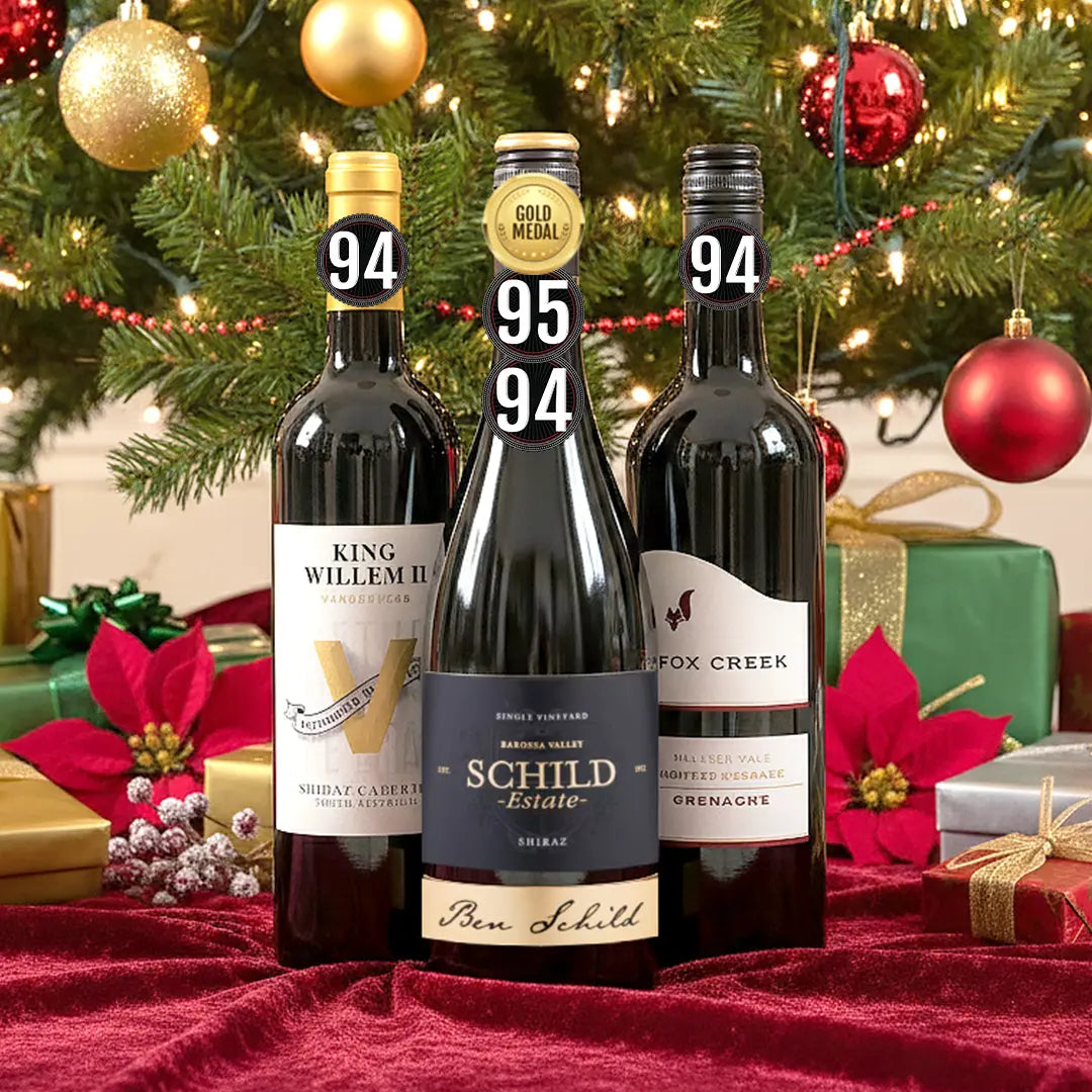 Christmas 3 Red Wine Gift Pack