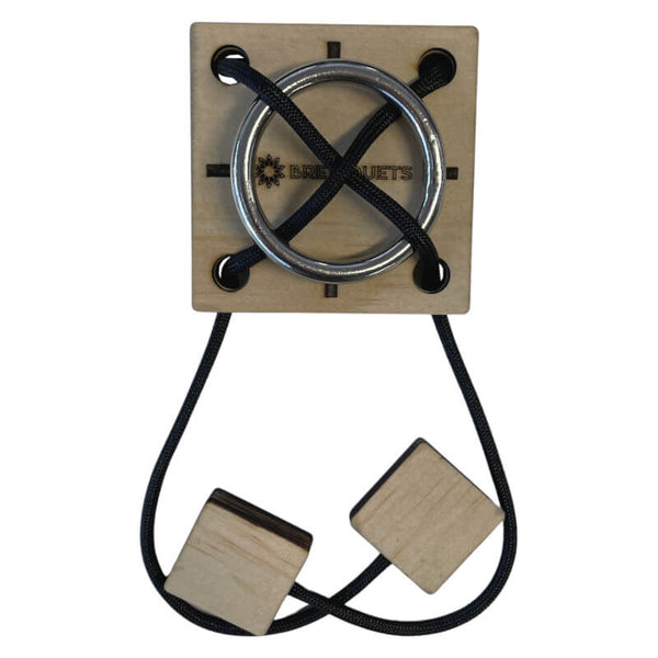 Rope & Ring Wooden Brain Teaser Puzzle | Australia