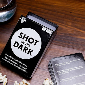 Shot In The Dark Trivia Game On Table
