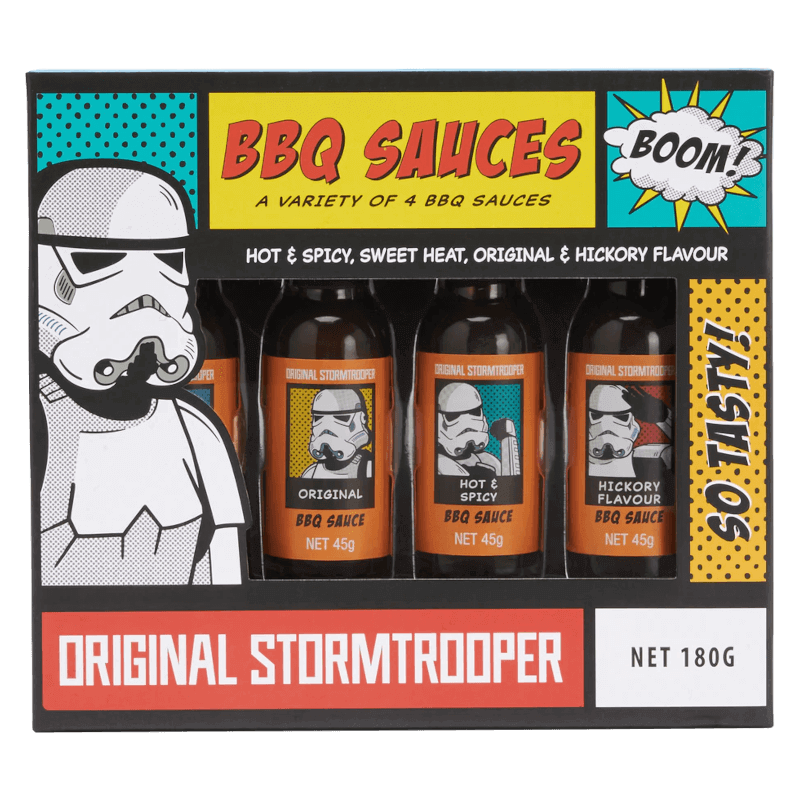 Stormtrooper BBQ Sauce Set of 4 In Box