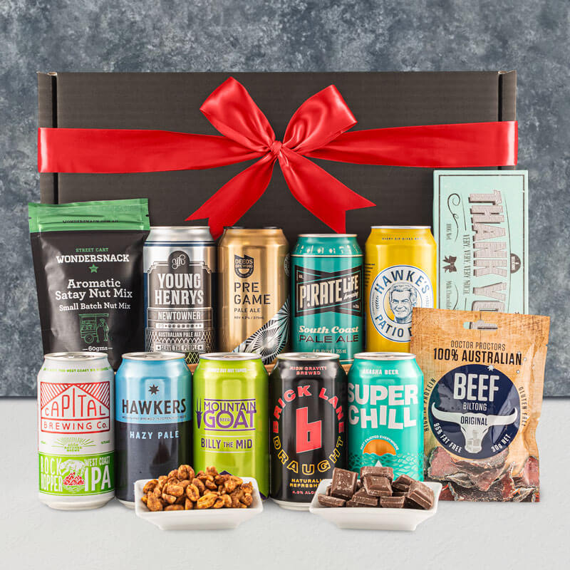 Craft Beer and Snacks Gift Box