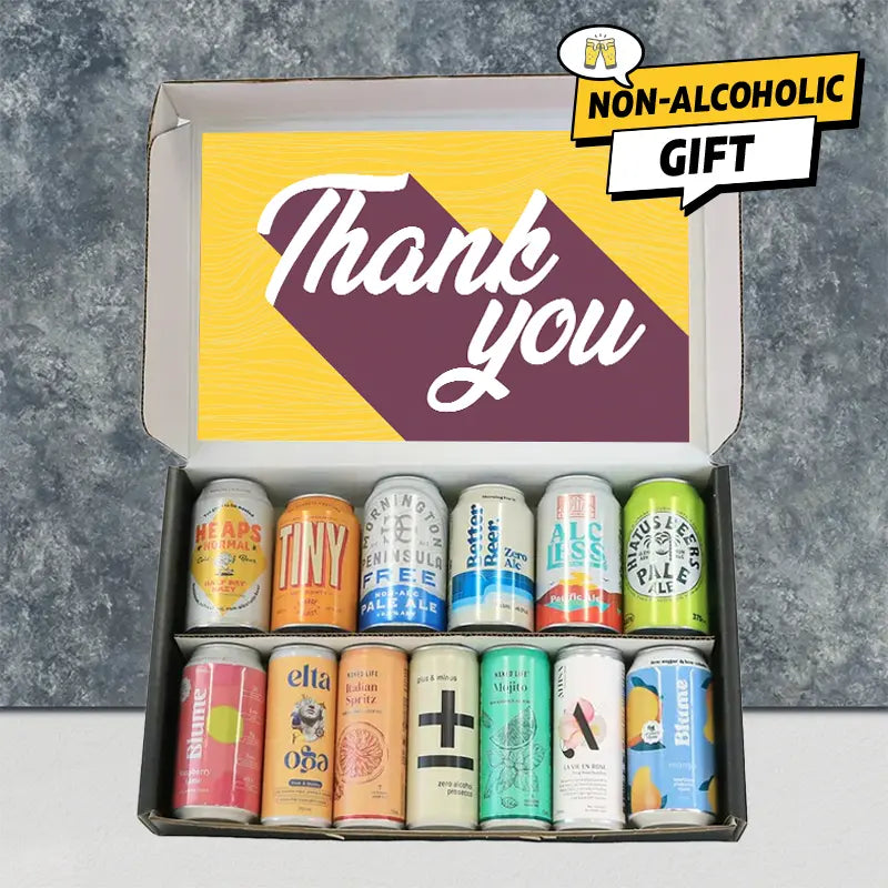 Thankyou 13 Non-Alcoholic Beers & Cocktails Gift Box