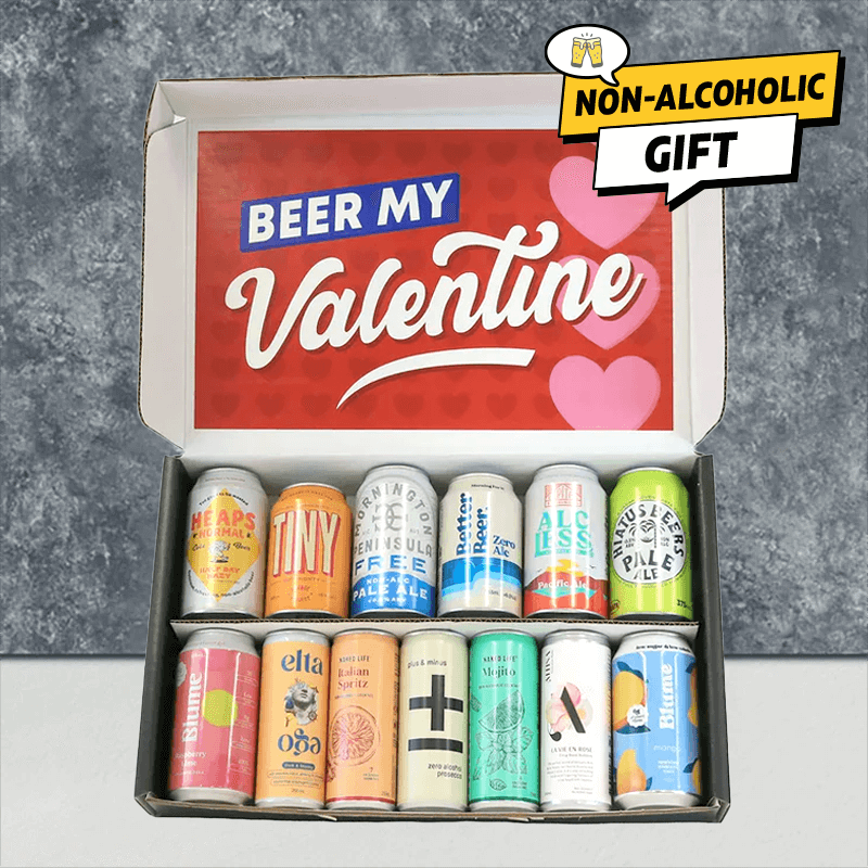 Valentine’s 13 Non-Alcoholic Beers & Cocktails Gift Box
