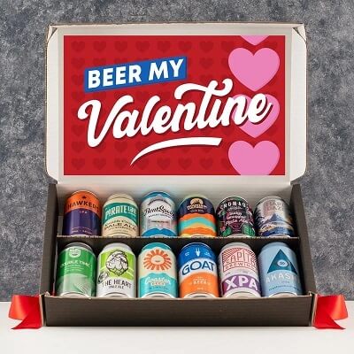 Valentines Dozen Brews Beer Gift