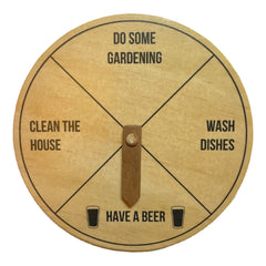 Drink Beer Chore Wheel 