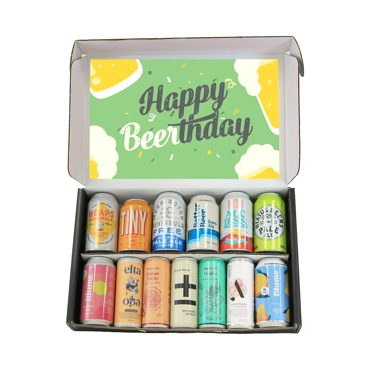 Birthday 13 Non-Alcoholic Beers & Cocktails Gift Box