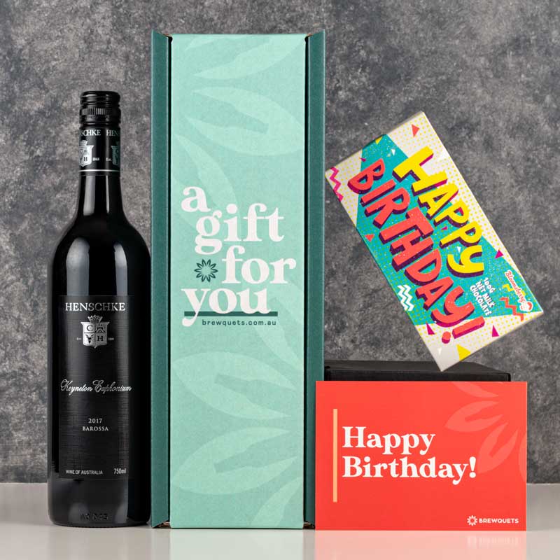 Premium Red Wine & Chocolate Birthday Gift Hamper