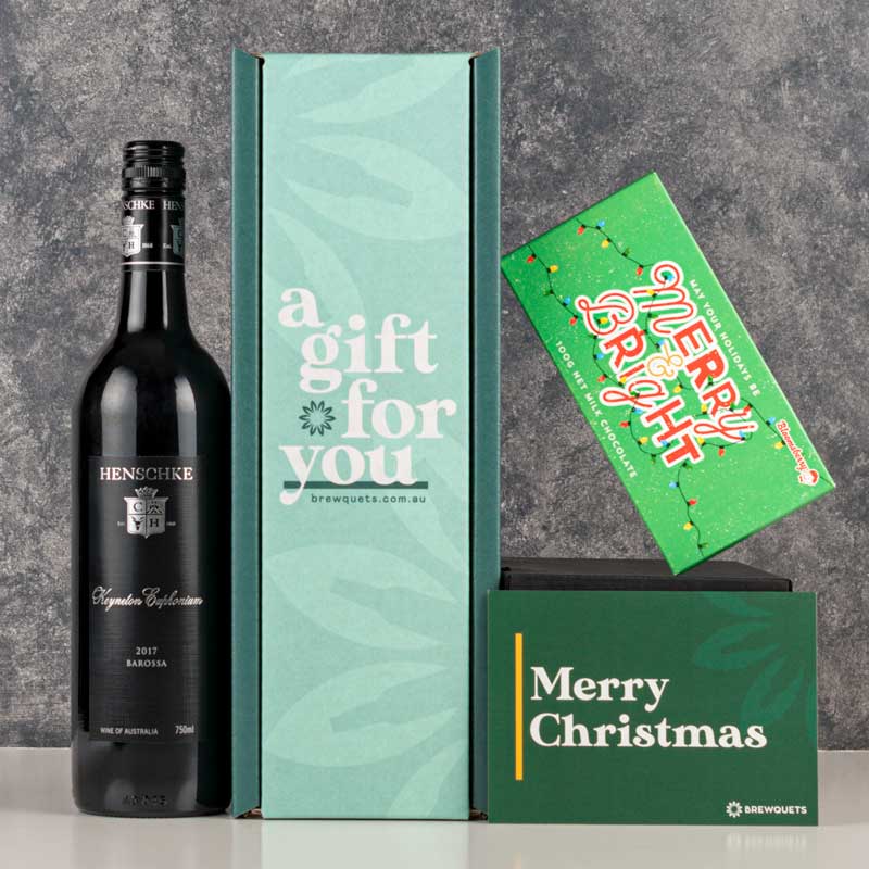 Christmas Premium Wine and Chocolate Gift Hamper