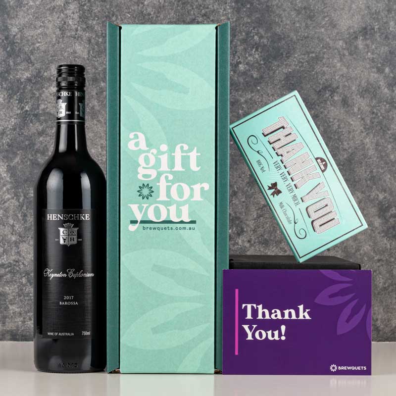 Thank You Premium Red Wine & Chocolate Gift Hamper