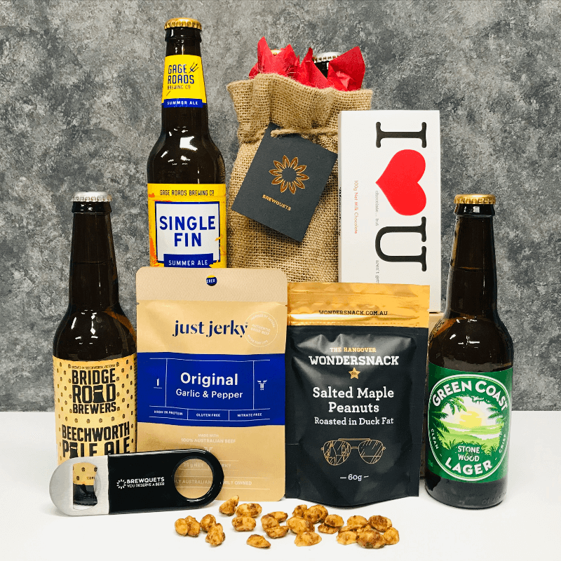 Valentine's Day Beer Brewquet Beer Gift With Extras